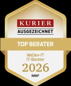 Kurier Gütesiegel Topberater 2026 – ausgezeichnet