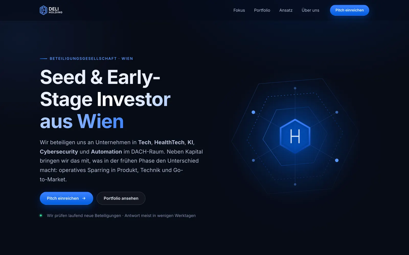 Startseite von deli-holding.at