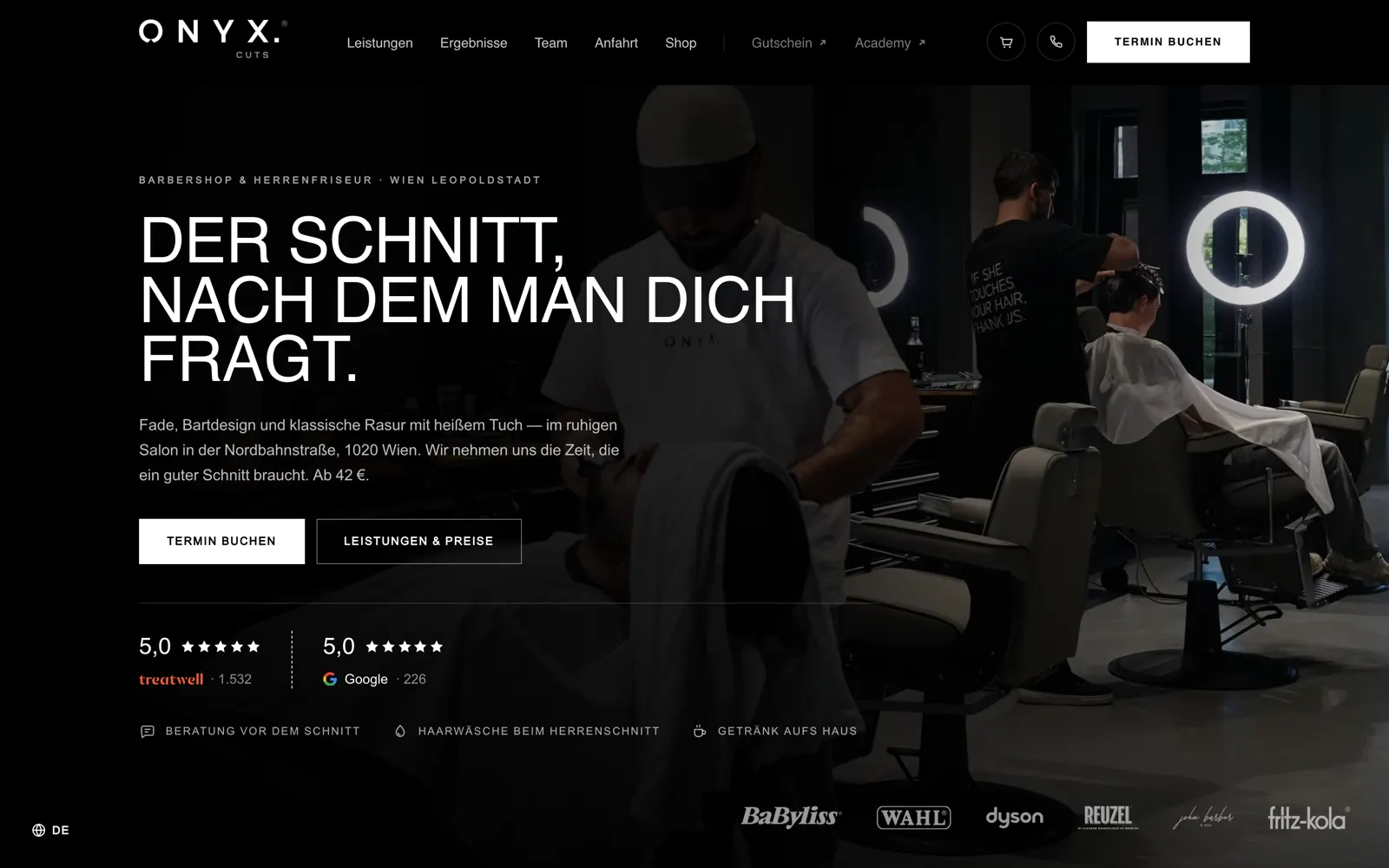 Startseite von onyx-cuts.at